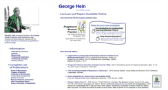 Desktop Screenshot of george-hein.com