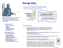 Tablet Screenshot of george-hein.com